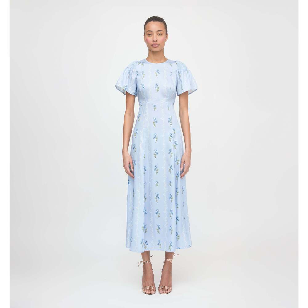 Hill House Home The Dominique Dress - Bluebell Waltz Size XLBluebell Waltz / XL - Picture 2 of 3
